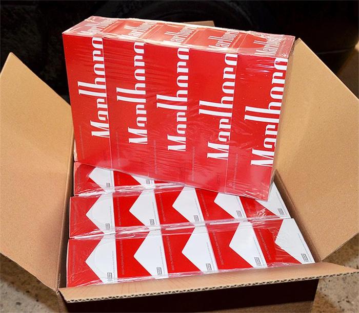Marlboro Red carton packaging for bulk cigarette orders